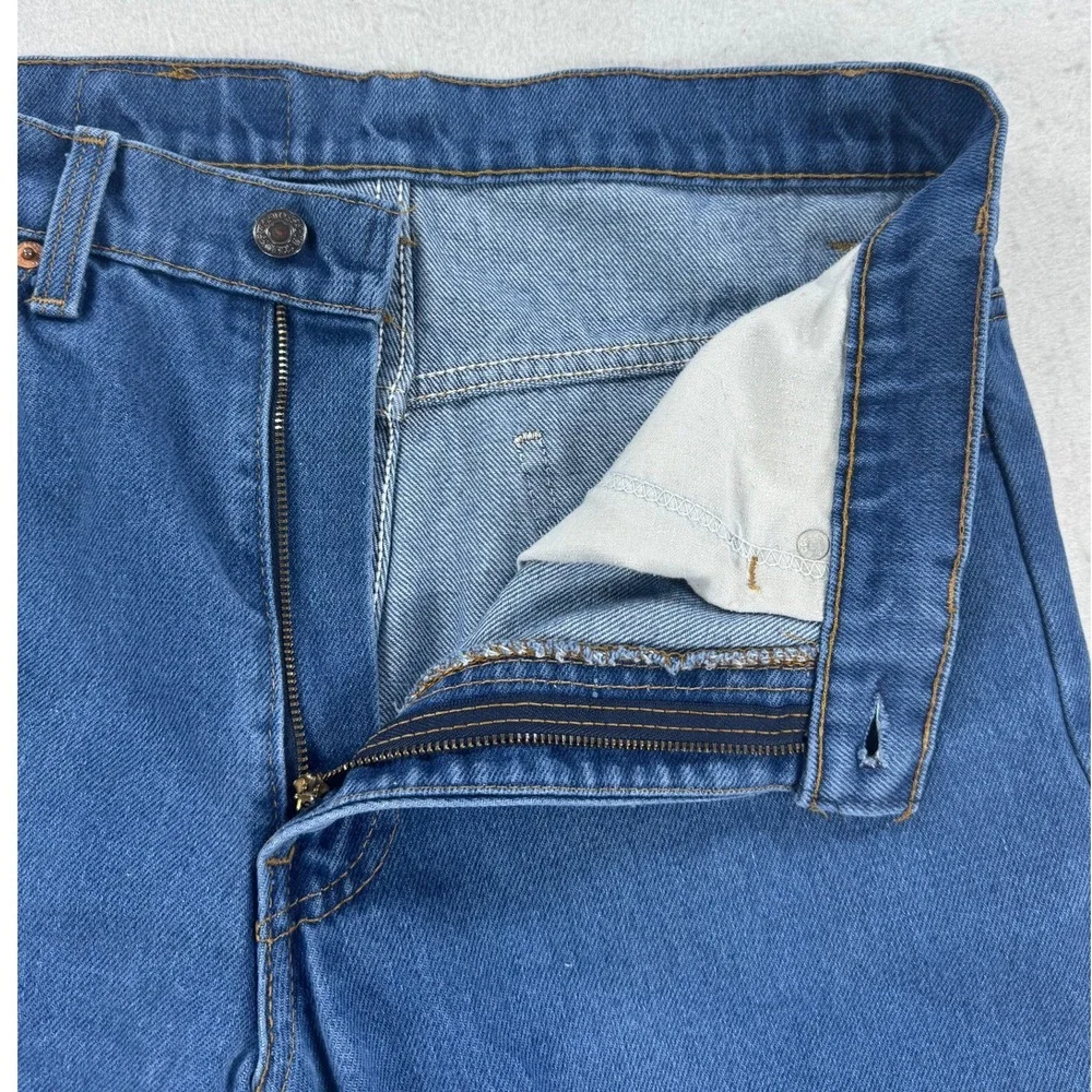 Vintage Levis 509 Orange Tab Jeans Mens 33x32 Medium Wash Straight‎ Leg 1970's